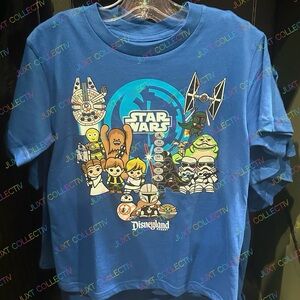 NWT Disneyland Star Wars Characters and Icons Kids Youth Graphic Shirt